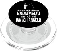 Ich bin nicht immer grummelig manchmal bin ich angeln PopSockets PopGrip for MagSafe