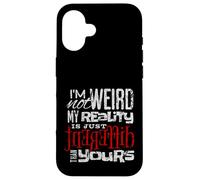 Ich bin nicht sttsam meine Realität ist anders Design Case for iPhone 16