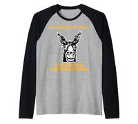 Ich Bin Nicht Stur Ich Bin Nur Meinungsstark Donkey Fun Design Raglan Baseball Tee