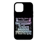 Ich bin stolze Schwester eines verdammt tolle Bruder Case for iPhone 12 mini
