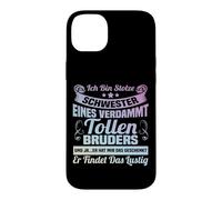 Ich bin stolze Schwester eines verdammt tolle Bruder Case for iPhone 14 Plus