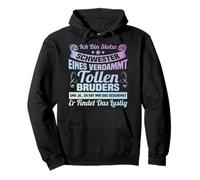 Ich bin stolze Schwester eines verdammt tolle Bruder Pullover Hoodie