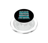 Ich bin stolzer Bruder einer wundervollen Schwester [German] PopSockets PopGrip for MagSafe
