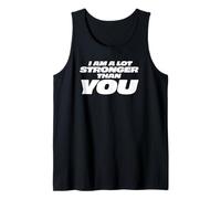 Ich bin viel stärker ALS du Funny Fitness Humour Saying [German Language] Tank Top