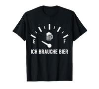 Ich Brauche Bier Funny German Need Drinking Beer T-Shirt
