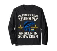 Ich Brauche Keine Therapie Angeln in Schweden Long Sleeve T-Shirt