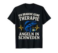 Ich Brauche Keine Therapie Angeln in Schweden T-Shirt