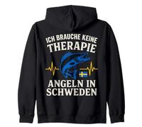 Ich Brauche Keine Therapie Angeln In Schweden Zip Hoodie