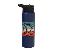 Ich Hasse Menschen Hiker Capricorn Mountain Nature Lover Stainless Steel Insulated Water Bottle