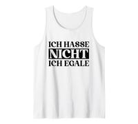 Ich Hasse Nicht Ich Egale German Sarcasm Tank Top