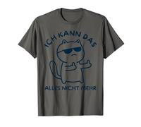 Ich kann das alles nicht mehr! - Work Middle Finger Cat T-Shirt