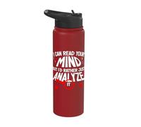 Ich kann Deine Gedanken lesen Professional Forensic Stainless Steel Insulated Water Bottle