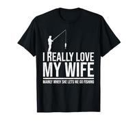 Ich Liebe Es, Wenn Meine Frau Mich Angelst T-Shirt