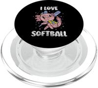 Ich Liebe Softball Softball Player Softballer Softball PopSockets PopGrip for MagSafe