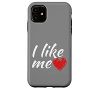 Ich mag mich - so einfach ist das lustiger Saying Red Heart [German Language Case for iPhone 11