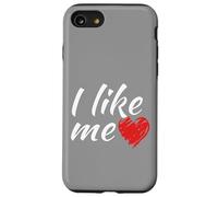Ich mag mich - so einfach ist das lustiger Saying Red Heart [German Language Case for iPhone SE (2020) / 7 / 8