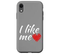 Ich mag mich - so einfach ist das lustiger Saying Red Heart [German Language Case for iPhone XR
