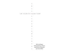 ich reich dir meine hand über meinen tod hinaus: Einfühlsames Erinnerungsbuch: Vorsorge, Gedanken & Dokumente sammeln - ein wertvolles Geschenk und Hilfe für Hinterbliebene in Zeiten der Trauer.
