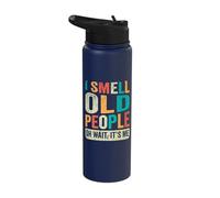 Ich rieche alte Leute, ich bin EIN lustige Stainless Steel Insulated Water Bottle