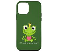 Ich stähle dein Herz, cute frog king with heart and crown Case for iPhone 12 mini