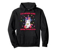 Ich Werde Große Schwester Unicorn 2023 Girls' Siblings Pullover Hoodie