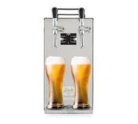 ich-zapfe Beer dispenser - Kontakt 40 2-line dry cooler, flow cooler 50 liters/h, Green Line