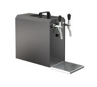 ich-zapfe.de Beer dispenser STREAM 50 beer case, through-flow cooler 2-line dry cooler, up to 55 liters/h - BLACK EDITION