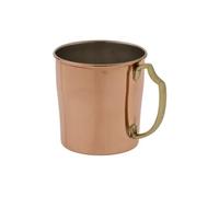 ich-zapfe.de Handcrafted Copper Pewter Beer Stein Mug 0.55L - Authentic Bierkrug Bierseidel, Durable Elegant Handmade Drinkware for Beer Lovers, Home Bar Decor Essential