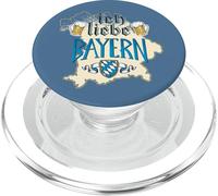 Iche liebe Bayern I LOVE BAVARIA in German Oktoberfest Meme PopSockets PopGrip for MagSafe
