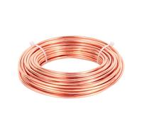 ichenbao 8 Gauge 6.5 feet 5 oz 99.9% Dead Soft Copper Wire for Electroculture Gardening, Jewelry Making, Beading, Science Projects, DIY Artwork, Pure Bare Copper Wire