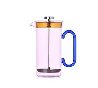 Ichendorf Clarinette French Press Pink with Blue Handle 8 inch
