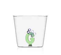 Ichendorf Greenwood Collection Glass Alphabet Flower Letter G