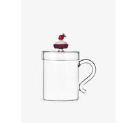 Ichendorf Ichendorf Patisserie Strawberry Cake Borosilicate-Glass Mug With Lid Multicolor