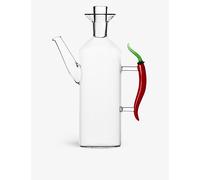 Ichendorf Milano Vegetables Collection Oil Bottle with Chilli Handle, 45 orosilicate Glass, Handmade