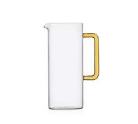 Ichendorf Milano Clear jug with Yellow Handle Tube Color Collection