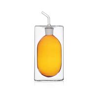 Ichendorf Milano Cylindro Collection Double-Walled Amber Oil Bottle 250 ml