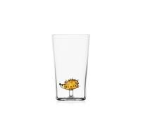 Ichendorf Milano Longdrink Hedgehog Collection Animal Farm 45 orosilicate Glass Handmade