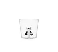 Ichendorf Milano Savannah Collection Panda Tumbler, 30 orosilicate Glass, Handmade
