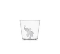 Ichendorf Milano Savannah Collection White Elephant Tumbler, 30 orosilicate Glass, Handmade