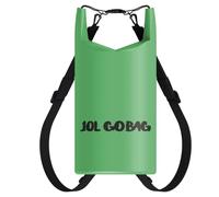 iChewie - Go Bag - Waterproof Dry Bag - Roll Top Compression Sack Keeps Gear Dry for Kayaking, Beach, Rafting, Boating, Hiking, Camping, Fishing, and More - 10L Green