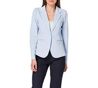 ICHI IHKATE BL Women's Blazer Short Blazer Jacket One Button Blazer with Stretch and Lapel Collar, 144115_Cashmere Blue, M