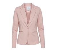 ICHI IHKATE BL Women's Blazer Short Blazer Jacket One Button Blazer with Stretch and Lapel Collar, Rose Smoke Melange (12524), S