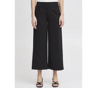ICHI Kate Sus Wide-Leg Cropped Trousers BLACK 2XL