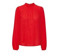 ICHI Women's Ihcellani Ls Blouse, Poppy Red (171664), 14