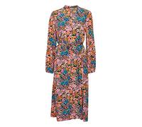 ICHI Women's Ihdunala Dr Dress, 201341/Pink Multi Flower, 6