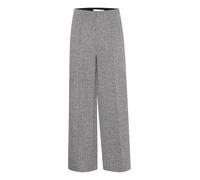 ICHI Women's Ihkate Jacquard Pa9 Business Casual Pants, 203523/Black/White Herringbone, XS