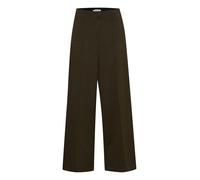 ICHI Women's Ihkate Jacquard Pa9 Business Casual Pants, 203618/Black/Lizard Herringbone, S