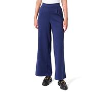 ICHI Women's Ihkate Sus Long Wide Pa2 Business Casual Pants, 193933/Medieval Blue, M