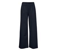 ICHI Women's Ihkate Sus Long Wide Pa2 Business Casual Pants, Total Eclipse (194010), S