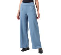 ICHI Women's Ihkate Sus Long Wide Pa2 Casual Pants, 184215/Blue Mirage, XL
